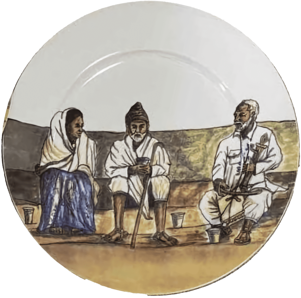 bahlawi Design plate #106 Entertain friends traditional Instrument