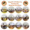 Bahlawi 12 plate set with 20% off stickers Bahlawi 12 plate set with 20% off stickers